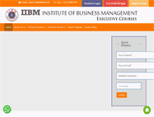 Tablet Screenshot of iibmsixsigma.com